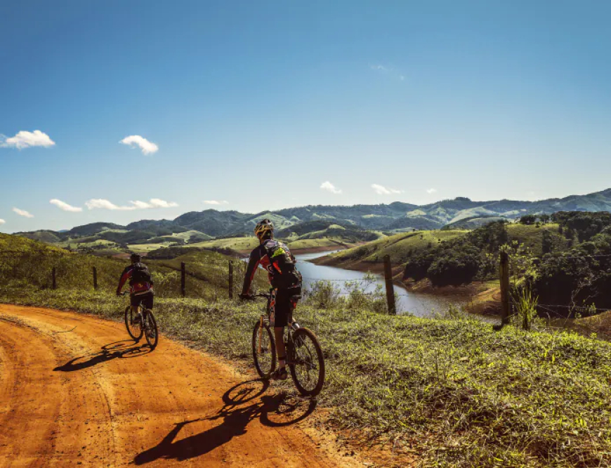 Riding a bike is a sensory experience